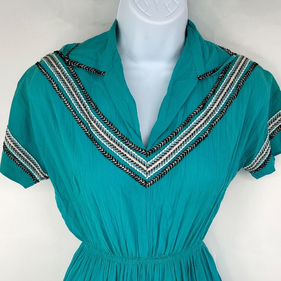 vintage 1950s rockabilly western square dance dress - Picture 3 of 8